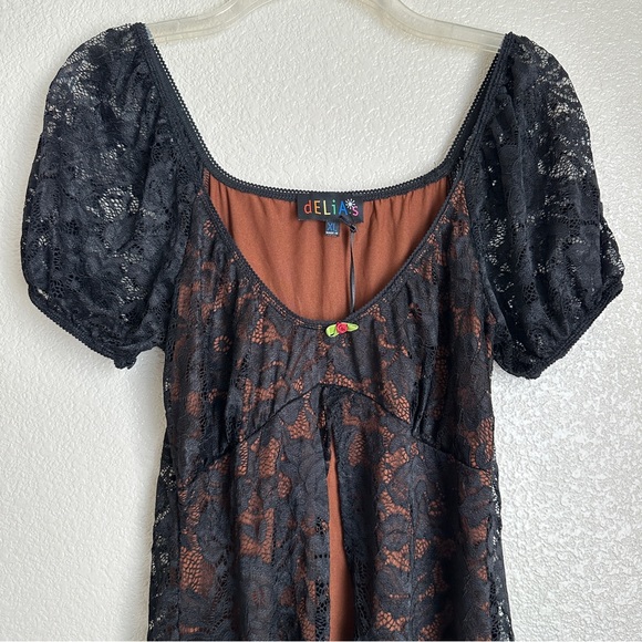 dELiAs by Dolls Kill Let Your Hair Down Mini Dress Sz XL NWT - Picture 6 of 13